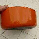 Orange casserole Le Creuset 50s