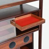 Knud Bent dry bar in rosewood Dyrlund Denmark 1960