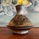 Stoneware flower vase sign