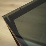 Table basse en palissandre, design danois, années 1970, production : Danemark