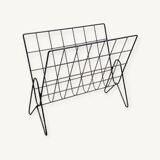 80s style graphic magazine rack