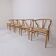 Chaises Wishbone CH24 de Hans J. Wegner par Carl Hansen & Søn, Danemark, Ensemble de 5