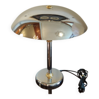 Design lamp Swann chromed metal