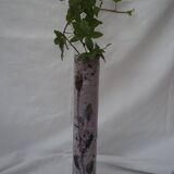Vallauris ceramic tube vase by Bonaudi Françis