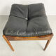 Danish Leather and Rosewood 'Modus' Ottoman by Kristian Vedel, c.1960