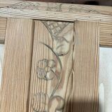 Parisian art deco wardrobe in natural wood