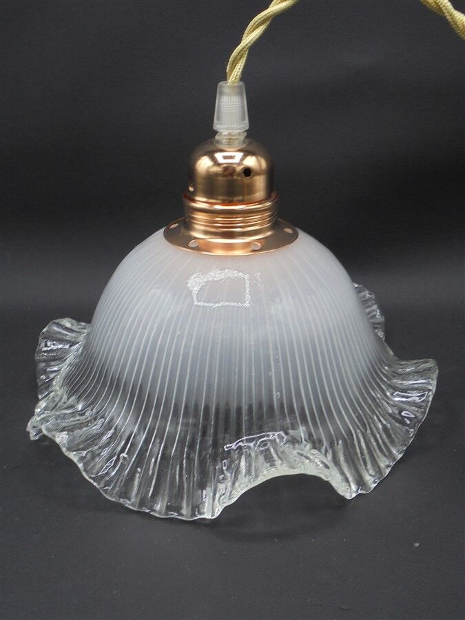 Glass hanging lamp