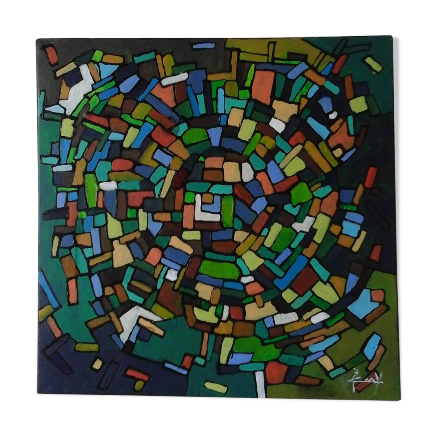 Abstract composition "territories"