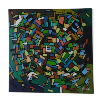 Abstract composition "territories"