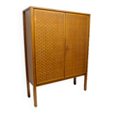 Silversmith in two-door teak 1960, léo bub