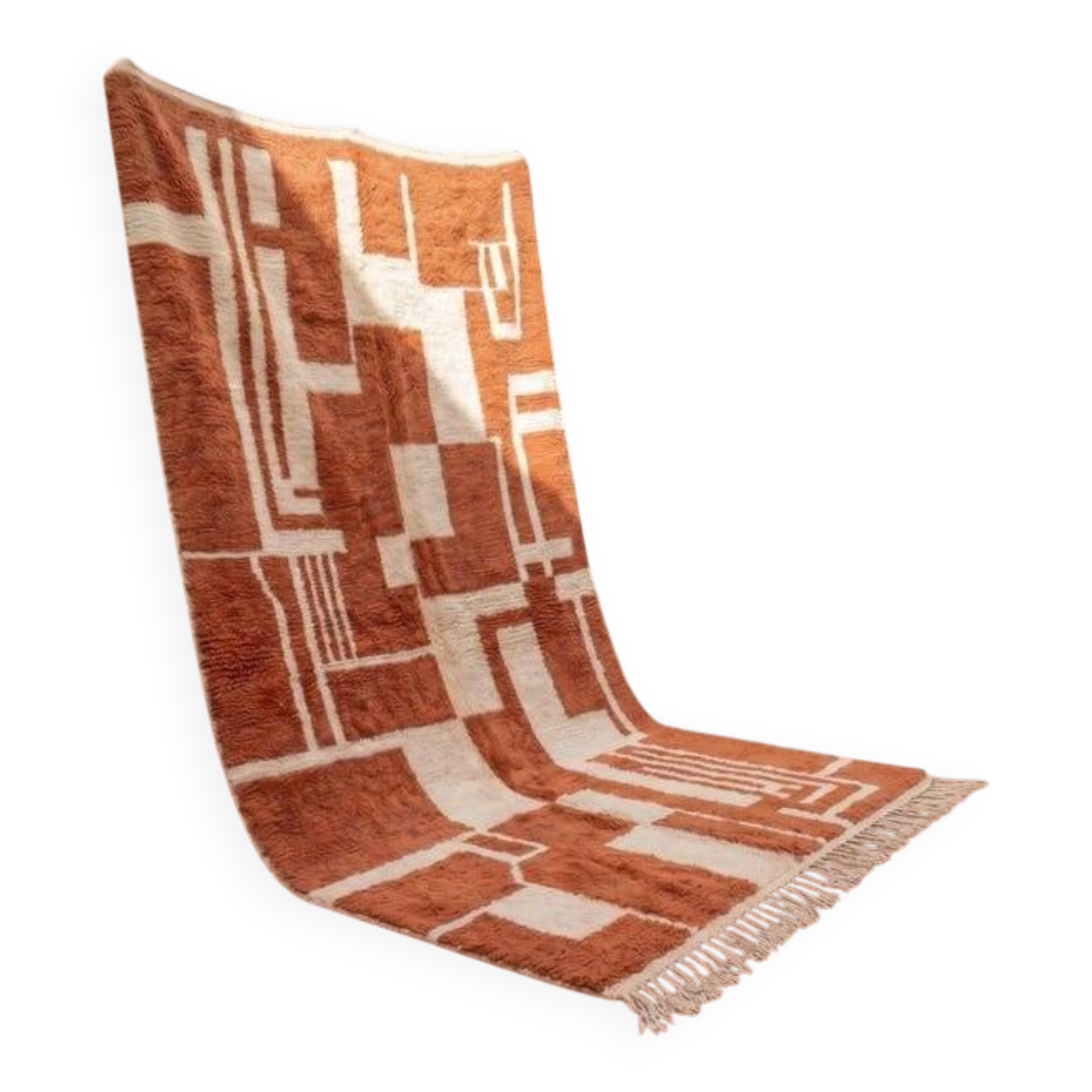 Authentic traditional Atlas wool rug 1.5/2.5 m
