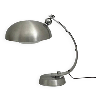 Lampe de table Space Age en aluminium, Italie années 1970
