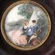 Miniature painting gallant scene