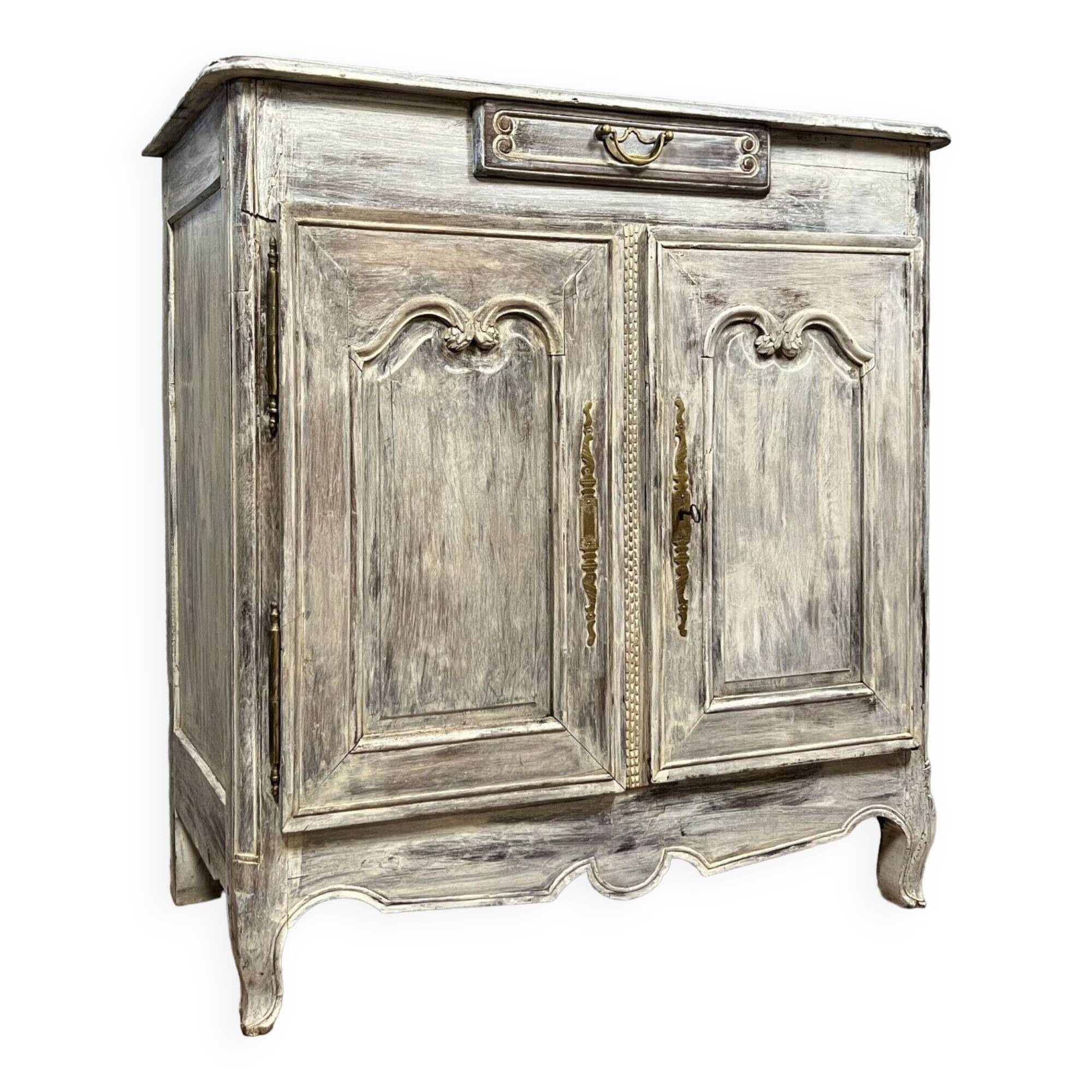 Patinated support sideboard Louis XV era around 1750