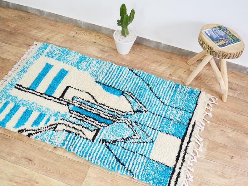 Moroccan Berber carpet 157x92