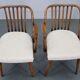 1960s Antonin Suman Set of Six Beech Dining Chairs, Restored