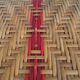 Braided bamboo footrest, early twentieth century