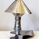 70s mushroom clip lamp