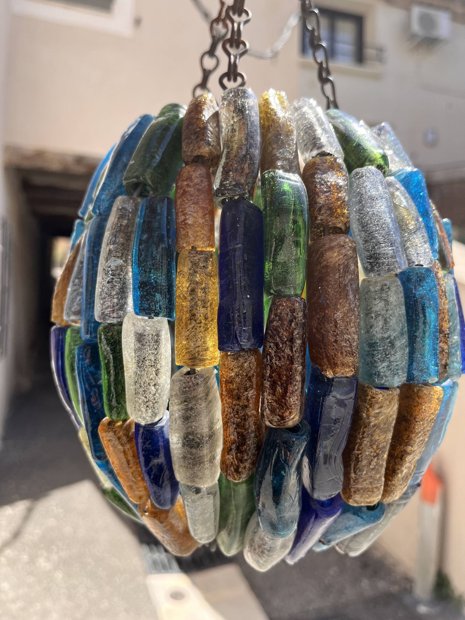 vintage Murano glass paste chandelier