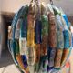 lustre en pate de verre Murano vintage