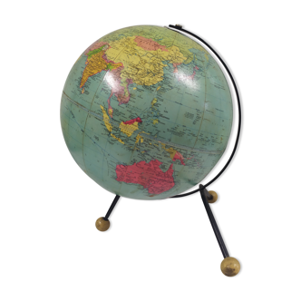 Globe world map George Philip London 1962 Taride design 60's