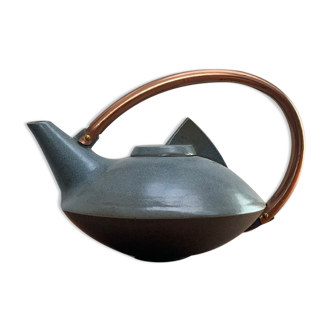 Vintage stoneware teapot