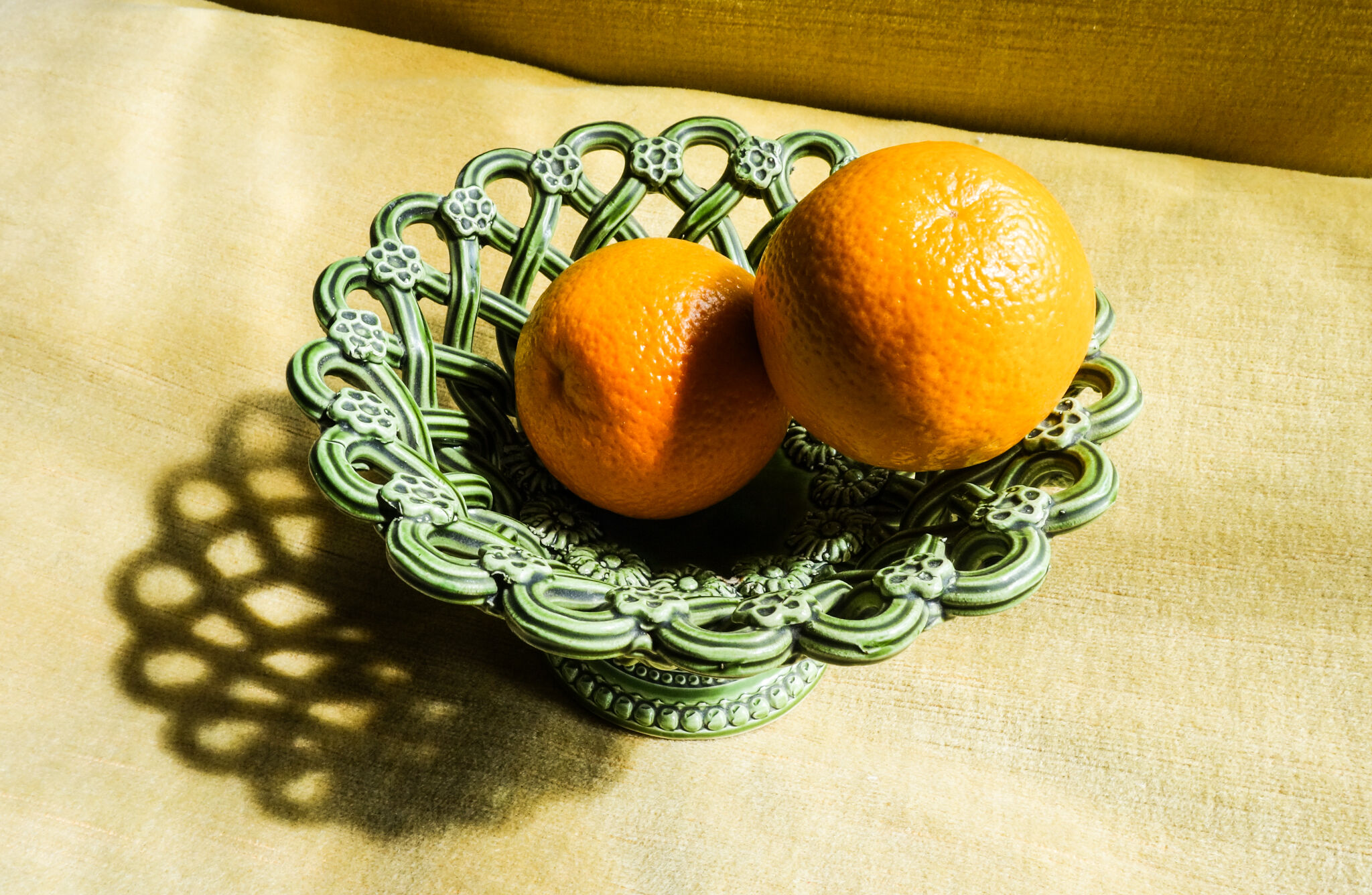 Pichon Uzes Braided Ceramic Fruit Bowl.