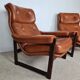 Paire de fauteuils scandinaves