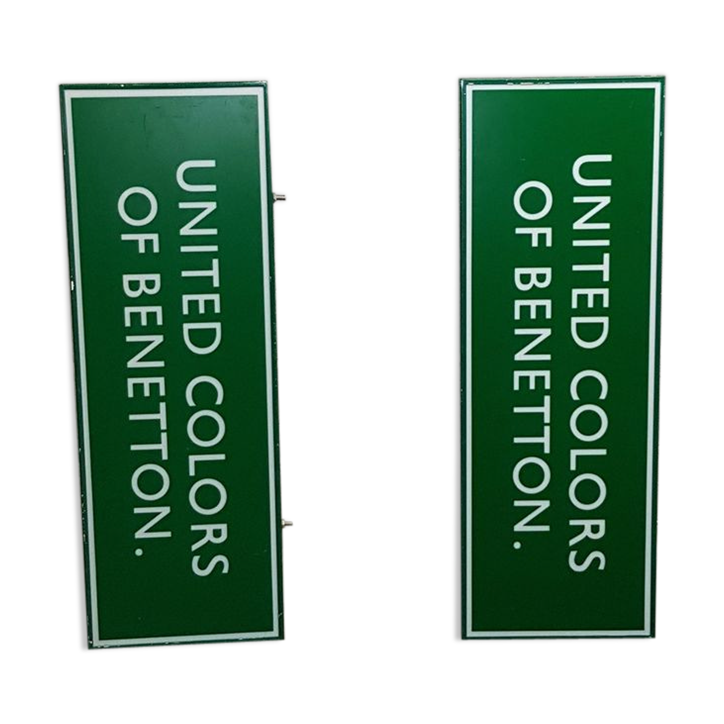 Benetton light sign