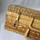 Vintage rattan/wicker case