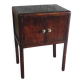 Meuble d'appoint Art-déco en bois massif - mid. XXeme