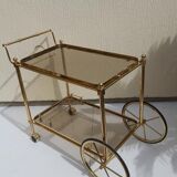 Rolling dessert brass removable tray 70s