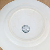 Large plate or serving dish Terre de fer Grand Dépôt E.Bourgeois