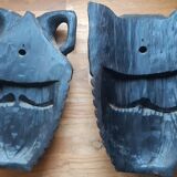 2 masques africain