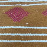 Tapis kilim multicolore fait main traditionnel