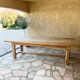 Large farmhouse table - solid oak - drawer