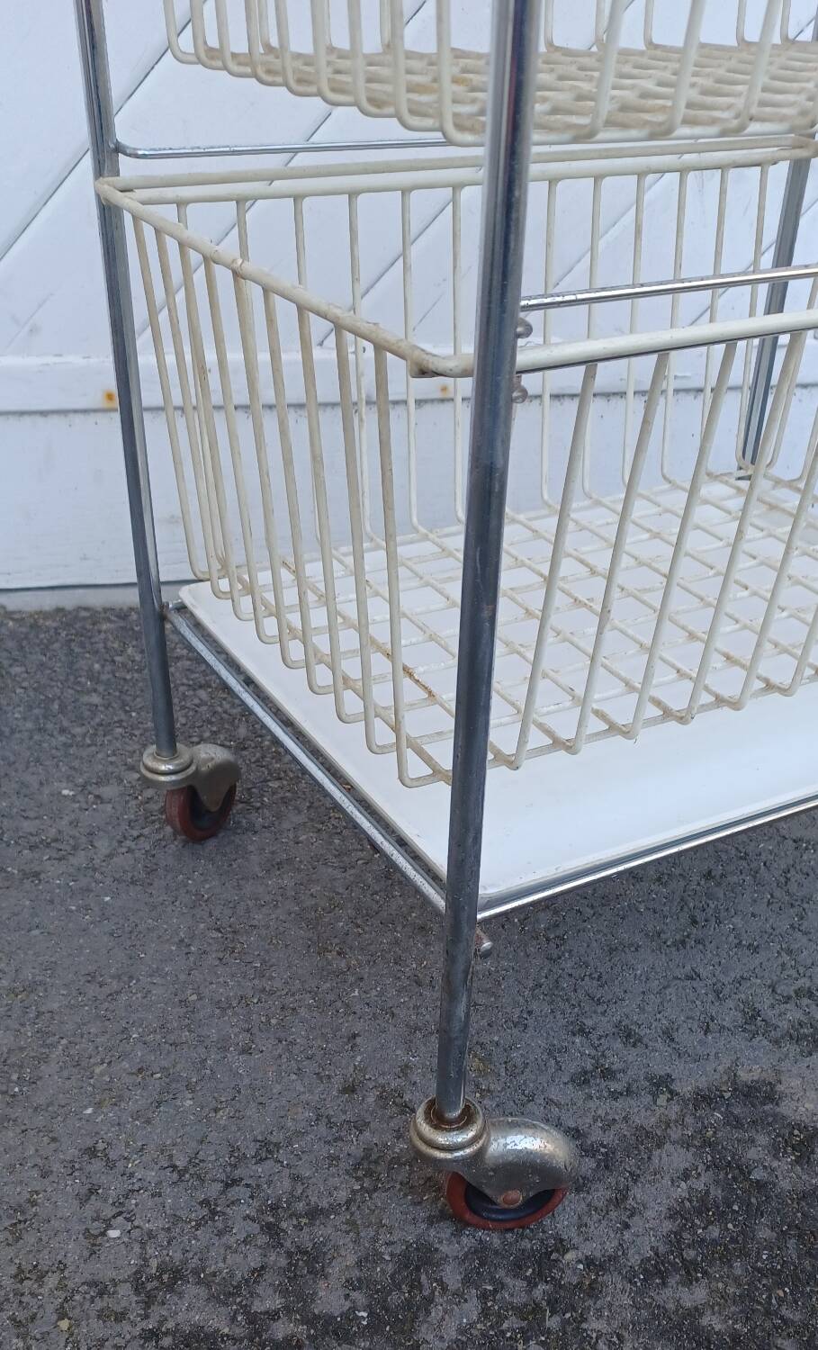 Vintage trolley dessert cart