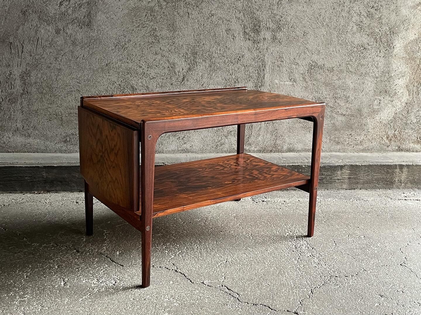 Scandinavian rosewood coffee table, 1960s