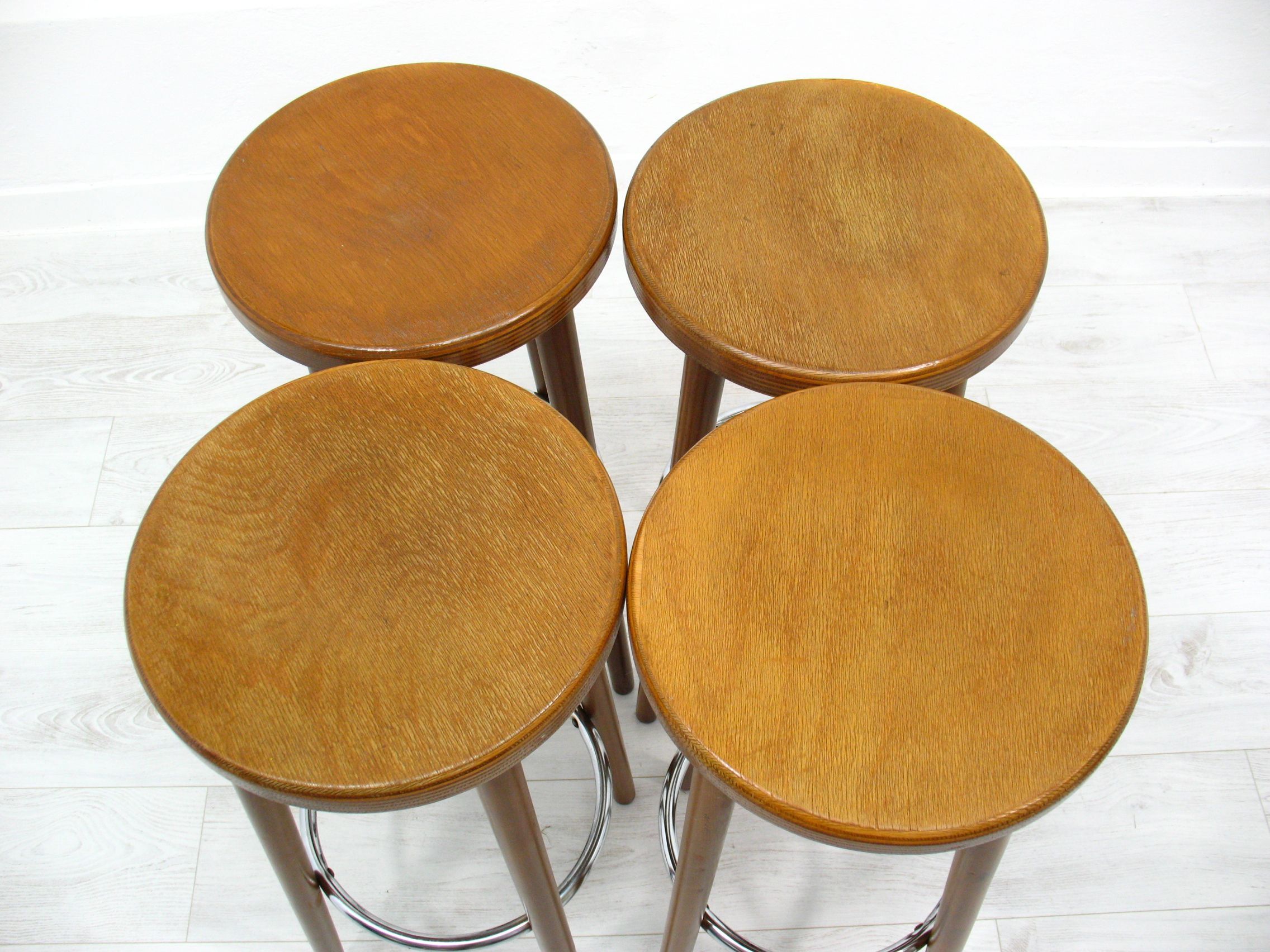 4 bar stools, 1970s