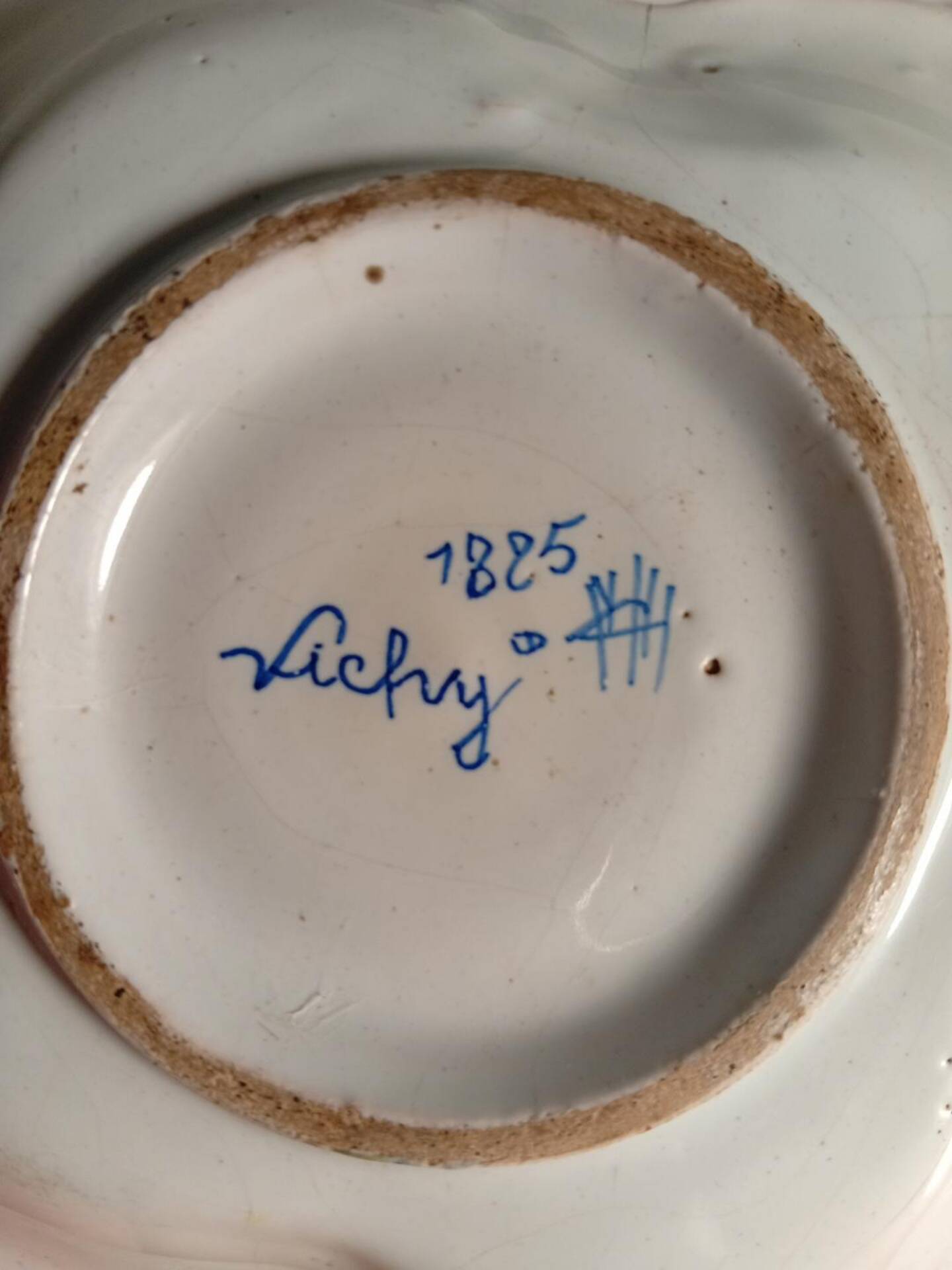 Rare tulipière / bouquetière en faïence de Vichy