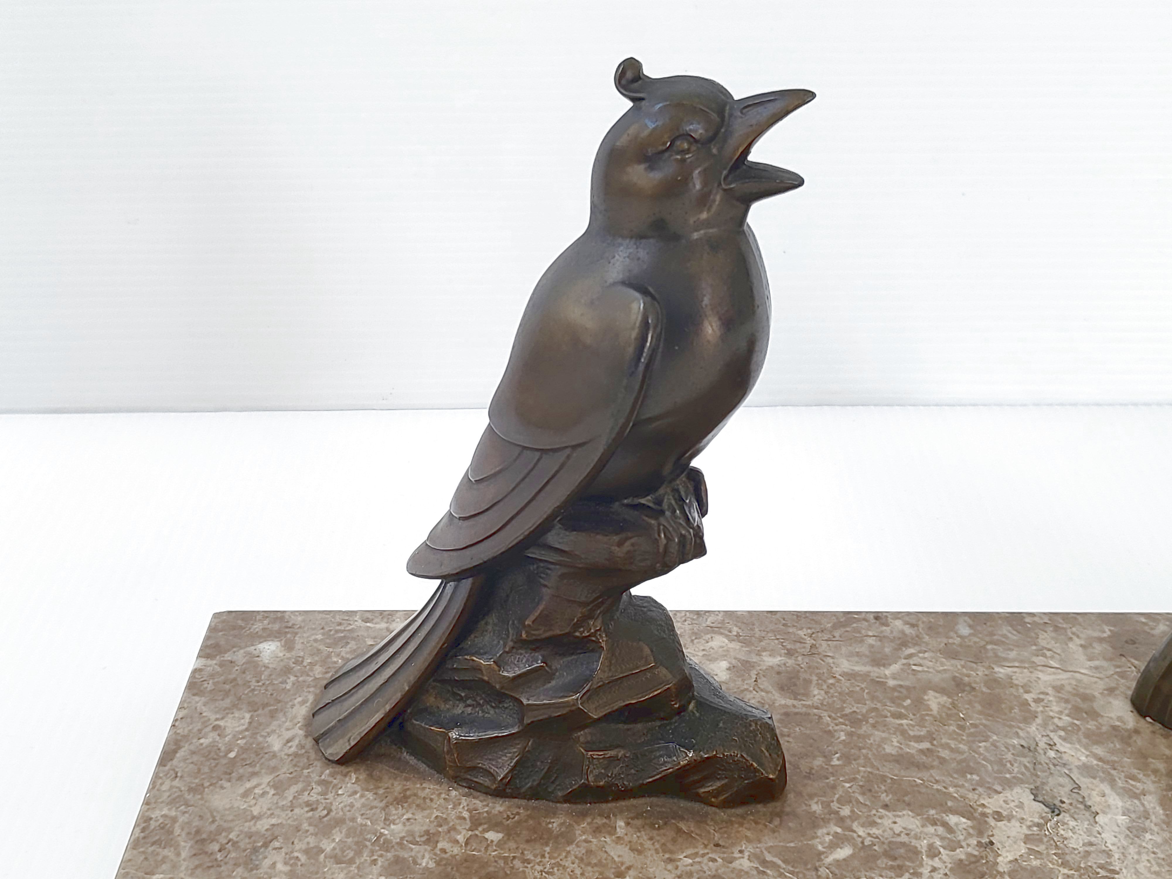 Art Deco marble inkwell & regulates