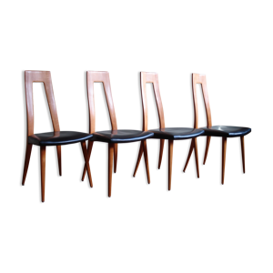 4 chaises de salle à