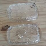 Henkel vintage molded glass butter cup made in France