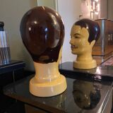 Exhibition head in West German pottery by Scheurich model 701