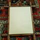 Mirror around wooden bamboo style 44x39 cm