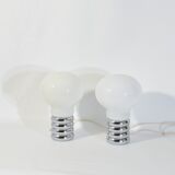 Pair of Bulb lamps from Ingo Maurer, Murano