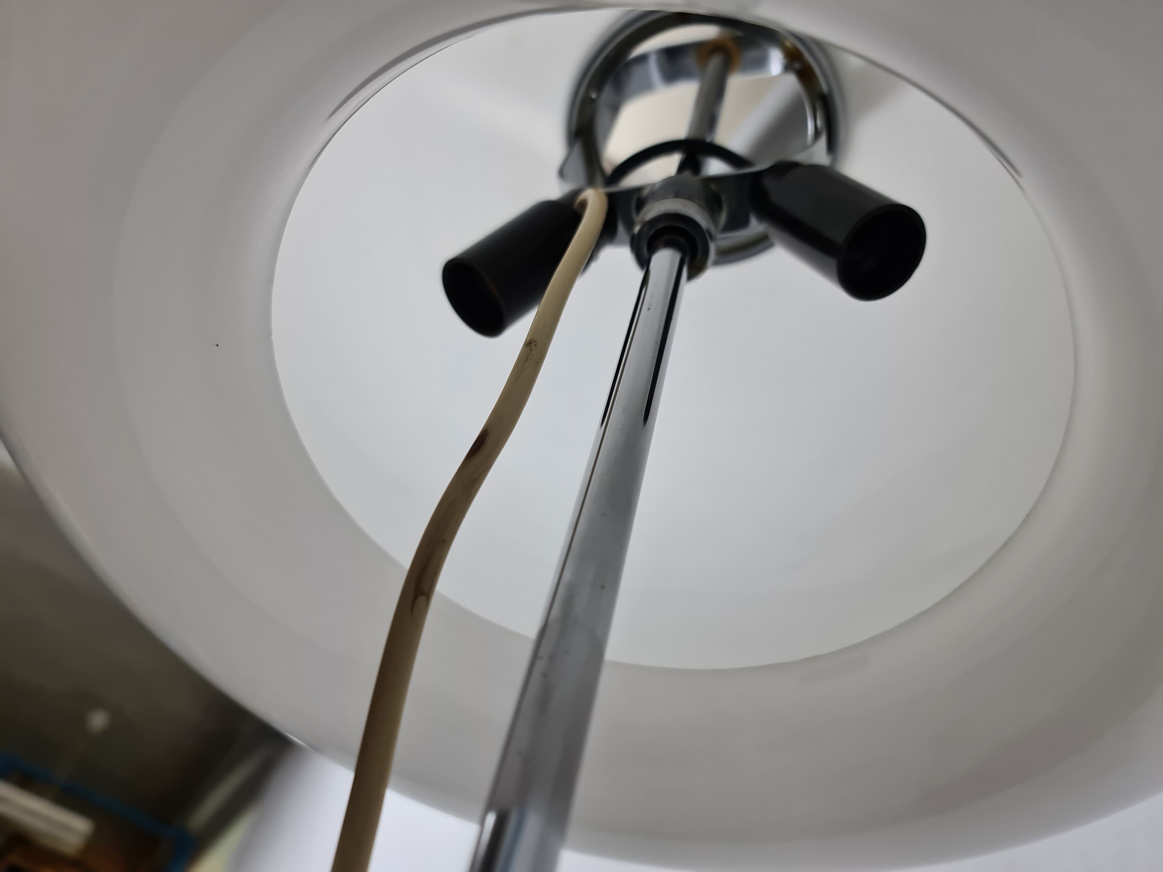 Vintage space age floor lamp by  Luigi Massoni