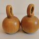 A set of pepper and salt grinders designed by c jorgensen for bodum denmark. Late 20th century.