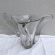 Ancient vase shape cut glass mold transparent design vintage