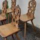 Set of 4 Alsatian chairs.